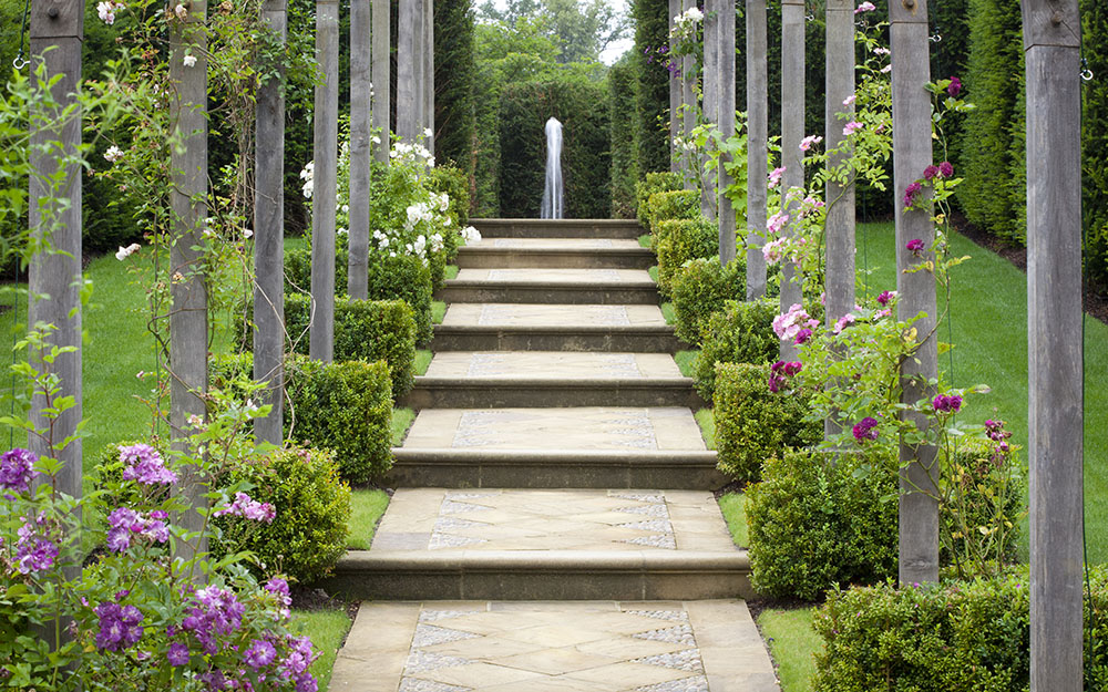 Landscape design at Harewood