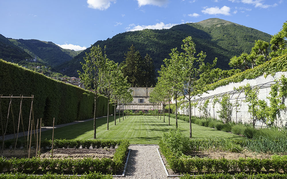 Landscape design at balbiano