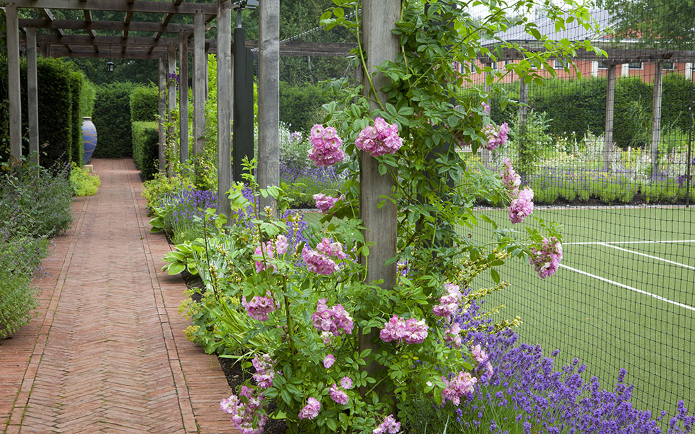 Landscape design at a private garden in Sunningdale