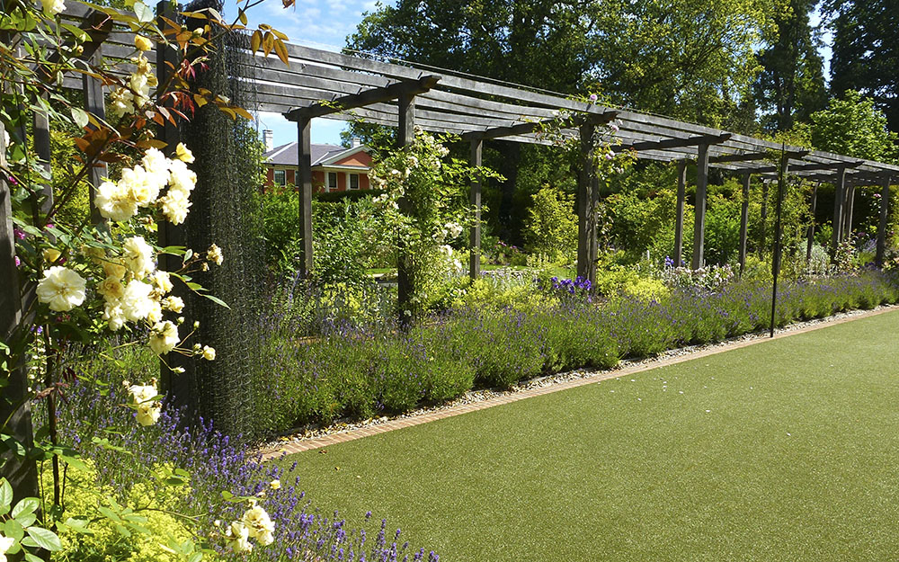 Landscape design at a private garden in Sunningdale