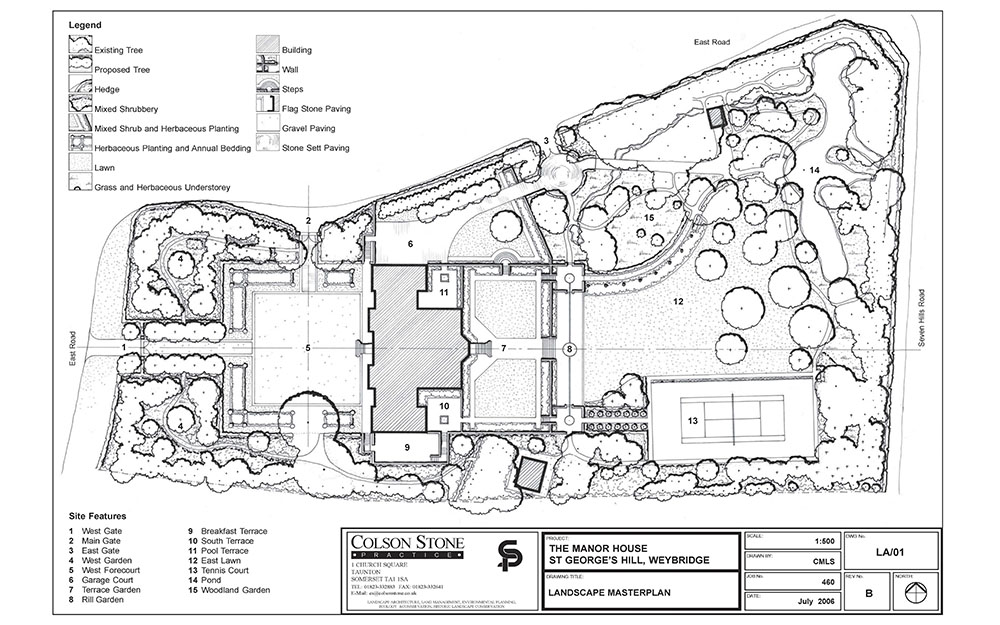 Garden design projects - landscape architects