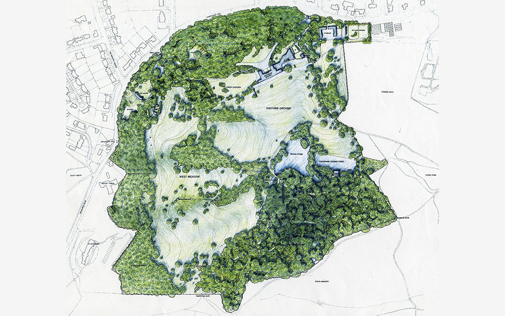 Landscape restoration - survey & plan, Kenwood Hampstead London