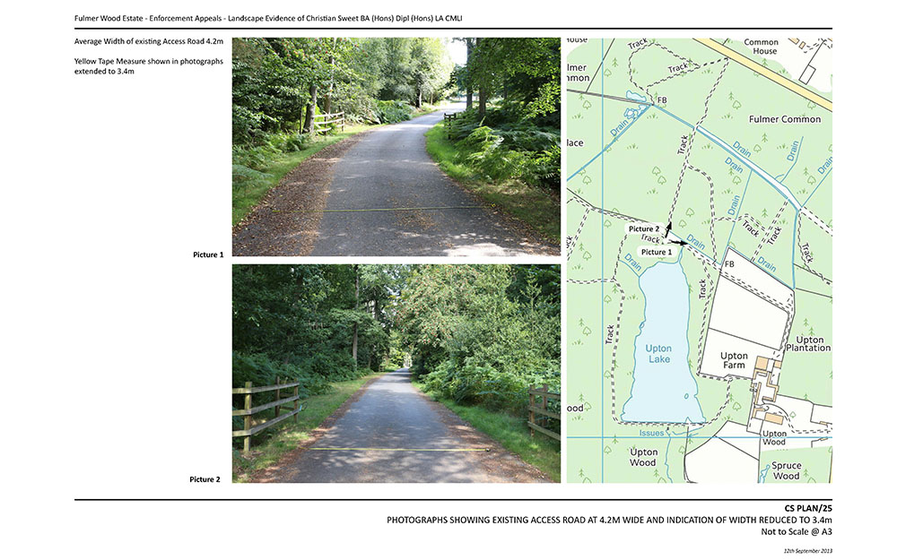 Expert Landscape Witness Evidence at Enforcement Notice Appeals - Fulmer Wood Buckinghamshire