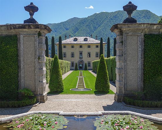 Landscape design Villa Balbiano
