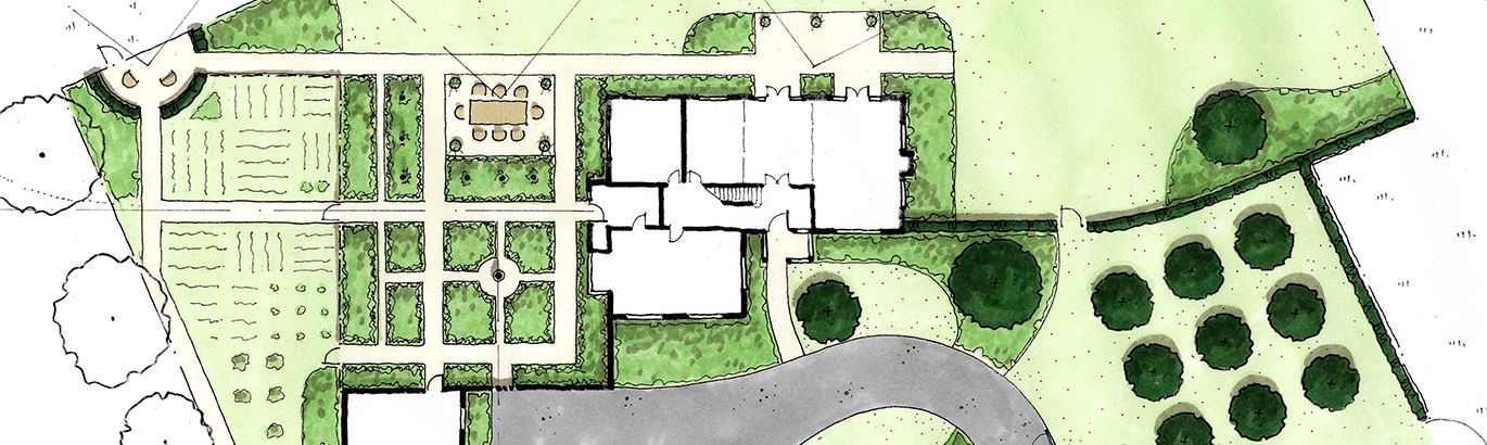 Planning Permission for New House and Gardens overlooking High Weald AONB
