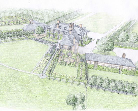 Landscape design A New Estate, Ramsbury, Wiltshire